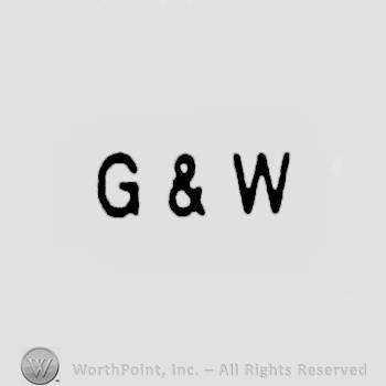 Mark with Uppercase G & W | #26412