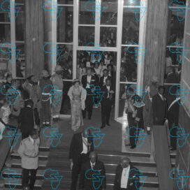 RARE Print: Haile Selassie I, Queen Elizabeth II & Prince Philip City Hall