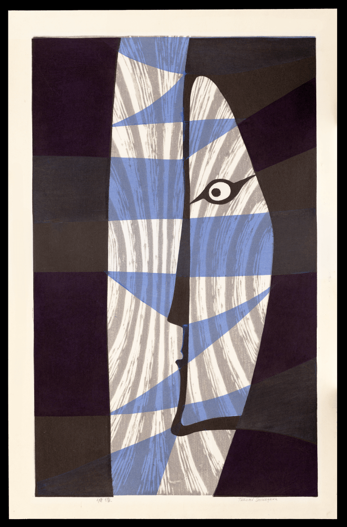 Kabuki Actor, a sosaku hanga woodblock print by Takumi Shinagawa (1908-2009), 1953; $2,000.