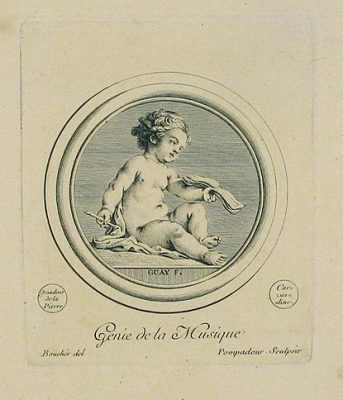 Drawing by Madame de Pompadour