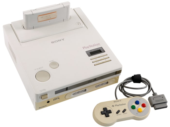 A Nintendo Play Station Super NES CD-ROM Prototype