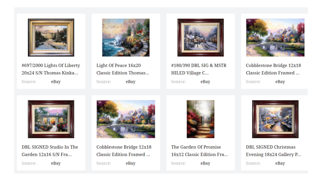 Thomas kinkaid paintings
